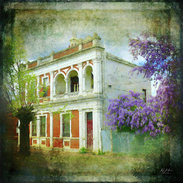 Old House with Wisteria by Keith Hawley Old House with Wisteria by Keith Hawley